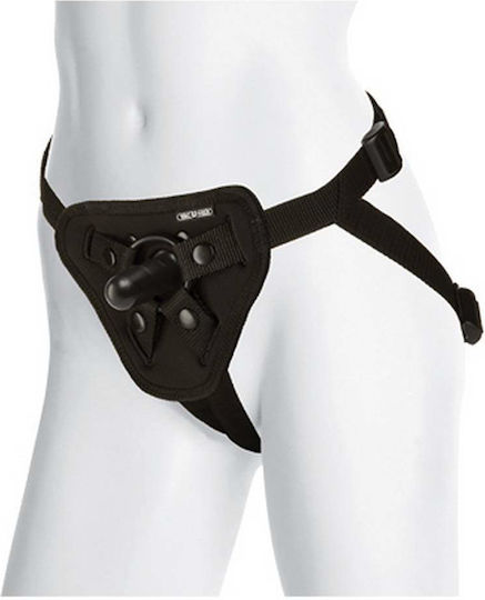 Vac U Lock Luxe Harness with Plug Harnașament în Culoare Negru