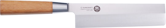 Senzo Suncraft Bamboo Μαχαίρι Usuba από Ανοξείδωτο Ατσάλι 16.7cm