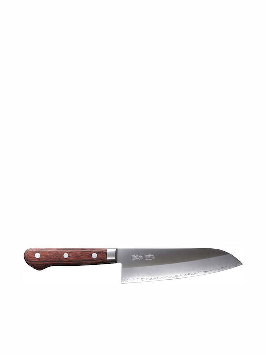 Senzo Suncraft Clad Santoku Knife of Stainless Steel 16.5cm AS-01