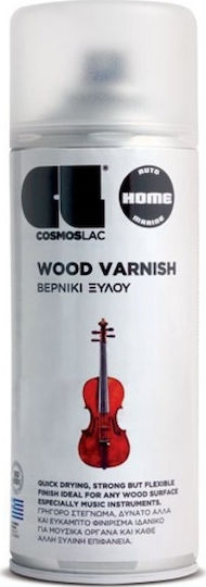 Cosmos Lac Спрей Полски Wood Varnish с Сатен Ефект Прозрачен 400мл