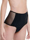 Bikini Boxer Ψηλόμεσο Μαύρο