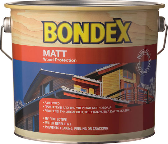 Bondex Wood Protection Βερνίκι Εμποτισμού 900 Άχρωμο Ματ 2.5lt