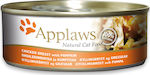 Applaws Natural Cat Food Wet Food for Adult Cats in Cans with Pumpkin and Chicken 156gr