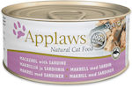 Applaws Natural Cat Food Hrana umeda pentru pisici adulte in Poate cu Sardină 70gr 1buc