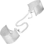 Bijoux Indiscrets Silver Metallic Mesh Handcuffs