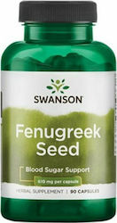 Swanson Fenugreek Seed 610mg Schinduf 90 capace