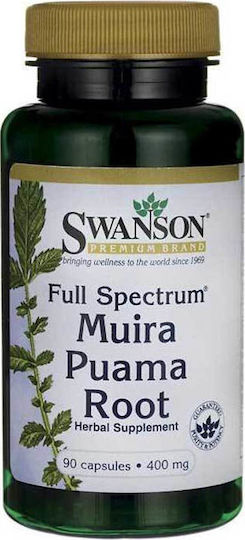 Swanson Muira Puama Root 400mg 90 caps