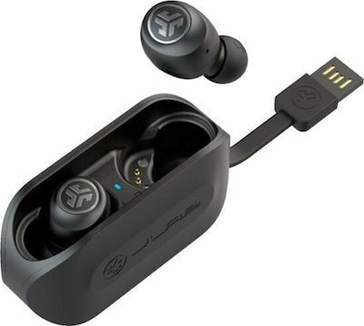 Jlab Go Air In-ear Bluetooth Handsfree Ακουστικά με Θήκη Φόρτισης Μαύρα