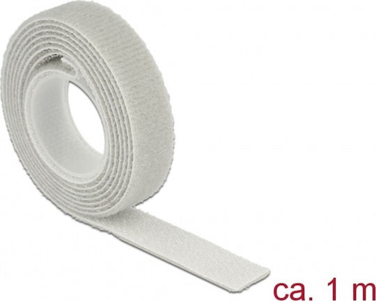 DeLock Αυτοκόλλητη Ταινία Χριτς Χρατς Γκρι 1mx13mm
