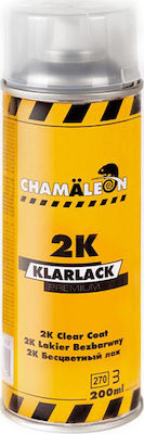 Chamaleon 2K Aerosol Clear Coat Premium Σπρέι Βερνίκι για Αμάξωμα Αυτοκινήτου Διάφανο 500ml