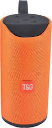 T&G Ηχείο Bluetooth 10W με Διάρκεια Μπαταρίας έως 3 ώρες Πορτοκαλί