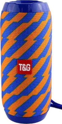 T&G TG-117 TG117 Bluetooth Speaker 5W with Radio and Battery Life up to 4 hours Blue/Orange