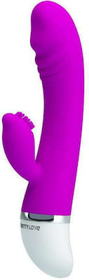 Pretty Love David Vibrator Rabbit 18.8cm BI-014330 Purple