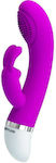 Pretty Love Christ Vibrator Kaninchen 18.8cm BI-014320 Purple