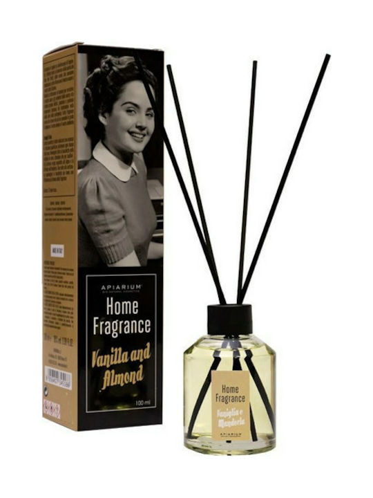BioLeon Αρωματικό Χώρου με Sticks Home Fragrance Vanilla & Almond 100ml