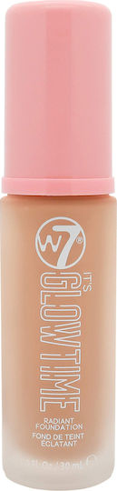 W7 Cosmetics It's Glow Time Лилаво/бяло Меден блясък 30мл