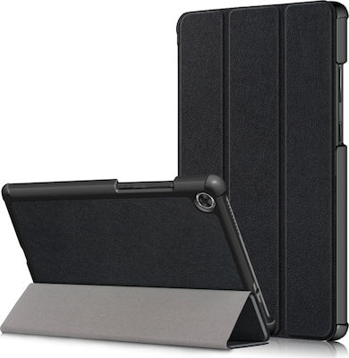 Flip Cover Δερματίνης Μαύρο Tab M8 2nd Gen TB-8505/TB-8506F 3rd Gen (TB-8506X)