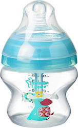 Tommee Tippee Plastikflasche Advanced Anti-Colic Gegen Koliken mit Silikonsauger für 0+, 0+ m, Monate Turquoise Elefant 150ml 1Stück