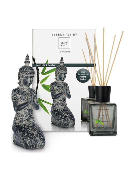 iPuro Αρωματικό Χώρου με Sticks Black Bamboo Mini Buddha 200ml