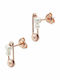 Emporio Armani Earrings made of Steel Gold Plated with Pearls