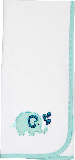 Bebe Stars Elephant Αδιαβροχοποιημένο Σελτεδάκι Πράσινο 55x80εκ.