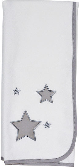 Bebe Stars Stars Αδιαβροχοποιημένο Σελτεδάκι Γκρι 55x80εκ.