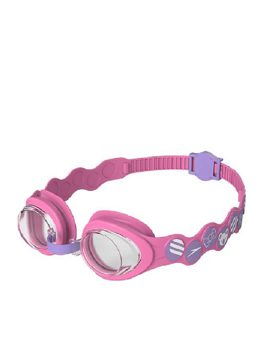 Speedo Sea Squad 08382-B971 Γυαλιά Κολύμβησης Παιδικά με Αντιθαμβωτικούς Φακούς Ροζ