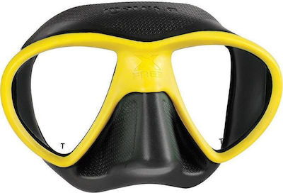 Mares Silicone Diving Mask X Free Black/Yellow Yellow 1102079