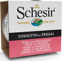 Schesir Nature for Cat Wet Food for Adult Cats In Can with Tuna In Jelly 1pc 85gr