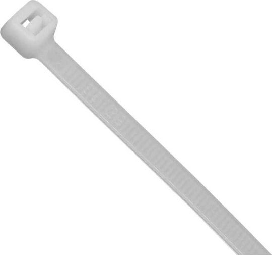 KSS Пластмасови Кабелни Аксесоари 340mmx7.6mm в Бял Цвят 100 бр KSS-CV340-WHT