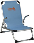TnS Small Chair Beach Aluminium Blue Waterproof 67x53x67cm.