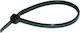 GTC Plastic Cable Ties 300mm x 4.8mm in Black Colour (100 pcs) (04-3073)