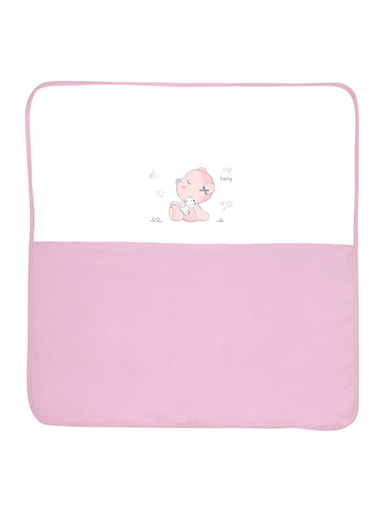 Lorelli Za Za Swaddle Wrap Pink 90x90cm.
