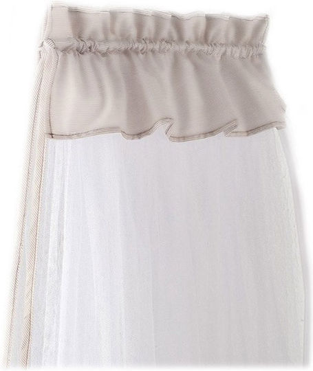 Bebe Stars Mosquito Net Crib Tulle 602-182 Beige 180x600cm