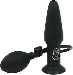 You2Toys Πρωκτική Σφήνα με Δόνηση Black 10cm