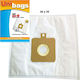 Unibags 197 Σακούλες Σκούπας 5τμχ Συμβατή με Σκούπα AEG / Electrolux / Hoover / Zanussi