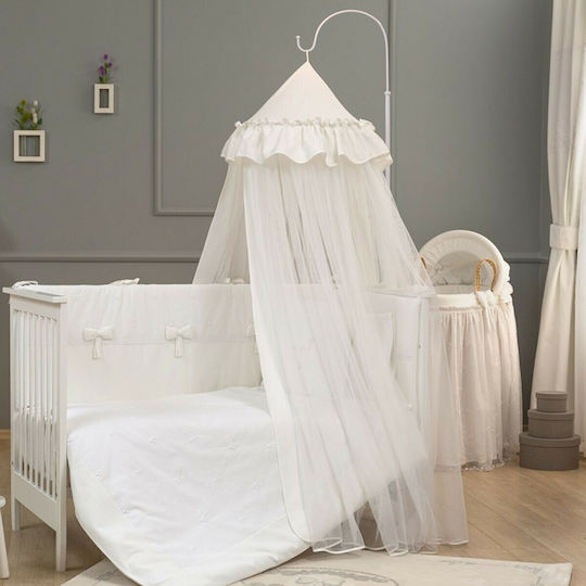 Funna Baby Κουνουπιέρα Κούνιας Premium Λευκό Funna Baby Κουνουπιέρα Κούνιας Premium Λευκό