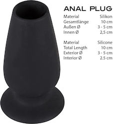 You2Toys Lust Tunnel Plug Medium Πρωκτική Σφήνα Medium Medium Black 10cm