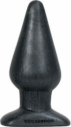 Doc Johnson Platinum Premium Silicone The Super Big End Πρωκτική Σφήνα Μαύρη 14cm
