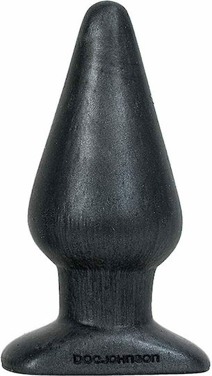 Doc Johnson Platinum Premium Silicone The Super Big End Анална тапа Черна 14см