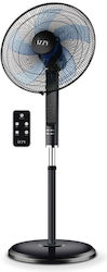 Izzy IZ-9004 Pedestal 46cm Black Fan Izzy IZ-9004 Pedestal 46cm Black Fan