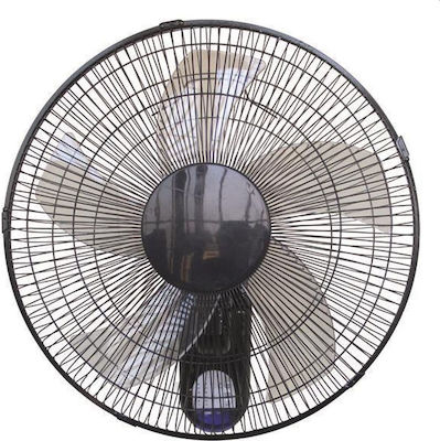 Eurolamp Wall Fan 65W Diameter 44.5cm with Remote Control