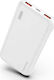 Ezra PB13 Power Bank 10000mAh cu 2 Porturi USB-A Alb