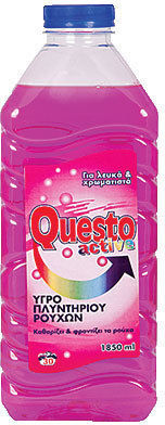 Questo Active Flüssig Waschmittel mit Duft Blumenstrauß 1.85lt (30 Messbecher)
