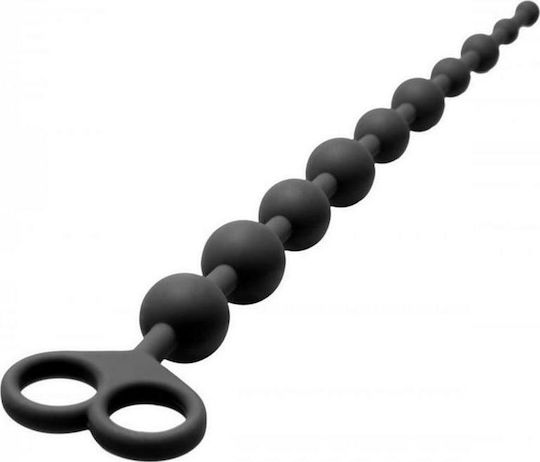 Frisky Frisky Captivate Me 10 Bead Silicone Anal Beads Perle anale Negre 34cm