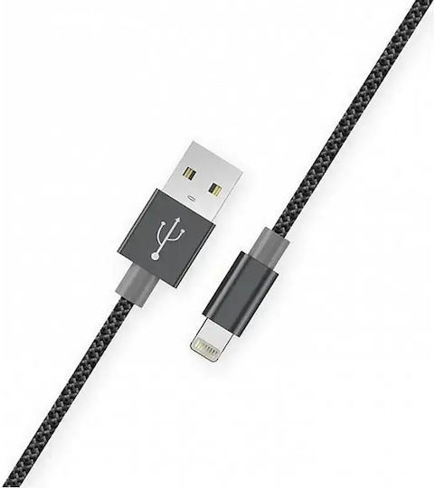Ezra Плетена USB 2.0 до микро USB кабел Сив 1.2м (DC11-V8) 1бр
