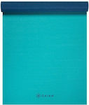 Gaiam 2-Color Yoga Mat Στρώμα Γυμναστικής Τιρκουάζ Open Sea (173cm x 61cm x 0.4cm)