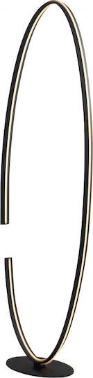 Fan Europe Clarke LED Floor Lamp H133xW42cm. with Natural White Light 3650lm Black