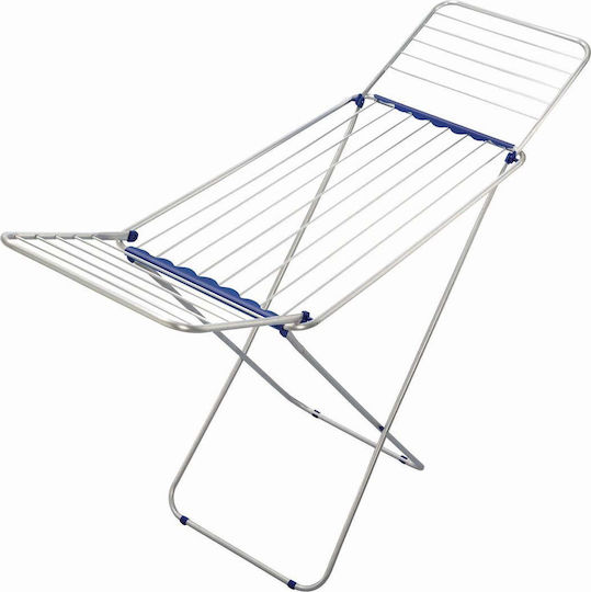 Sidirela Aluminum Folding Floor Clothes Drying Rack with Hanging Length 18m