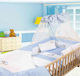 Dimcol Mosquito Net Crib Hot air balloon Tulle 1214016802100320 Light Blue 490x160cm
